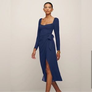Reformation Theo Dress in Danube/Blue 2